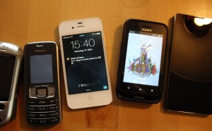 Moderne Smartphones