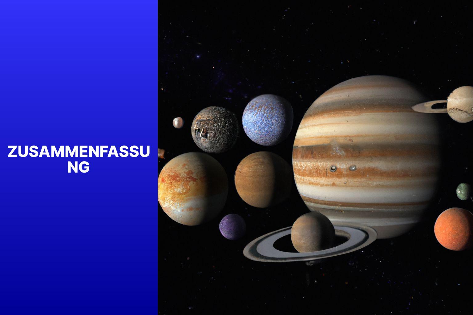 Zusammenfassung - wie viele planeten hat unser sonnensystem 