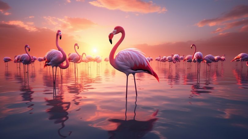 warum sind flamingos rosa