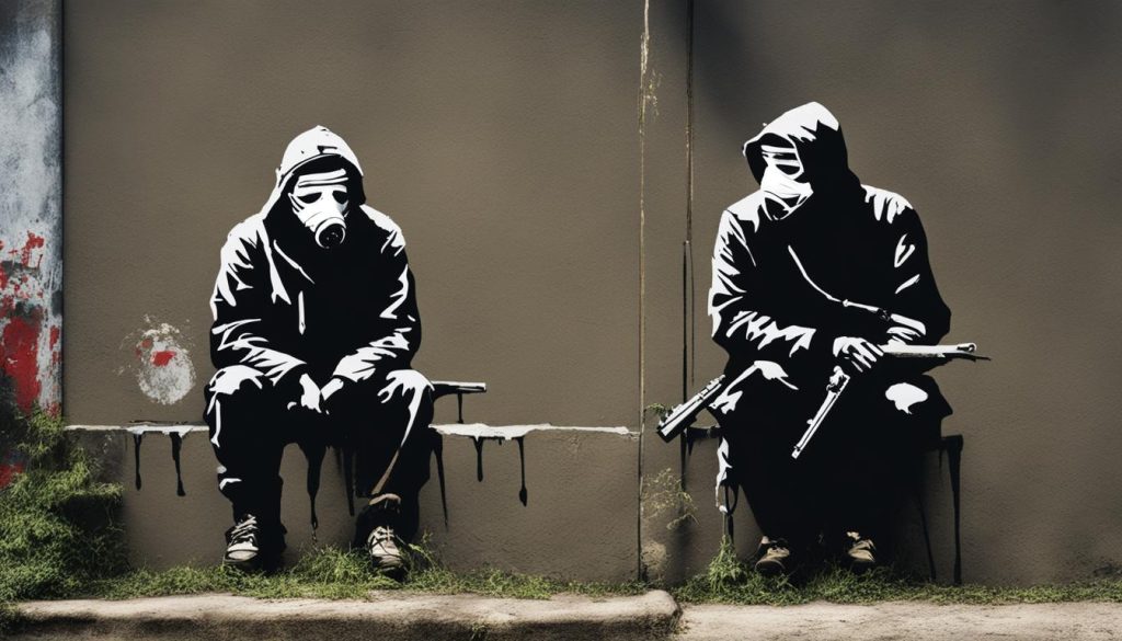 Banksy Politische Kunst