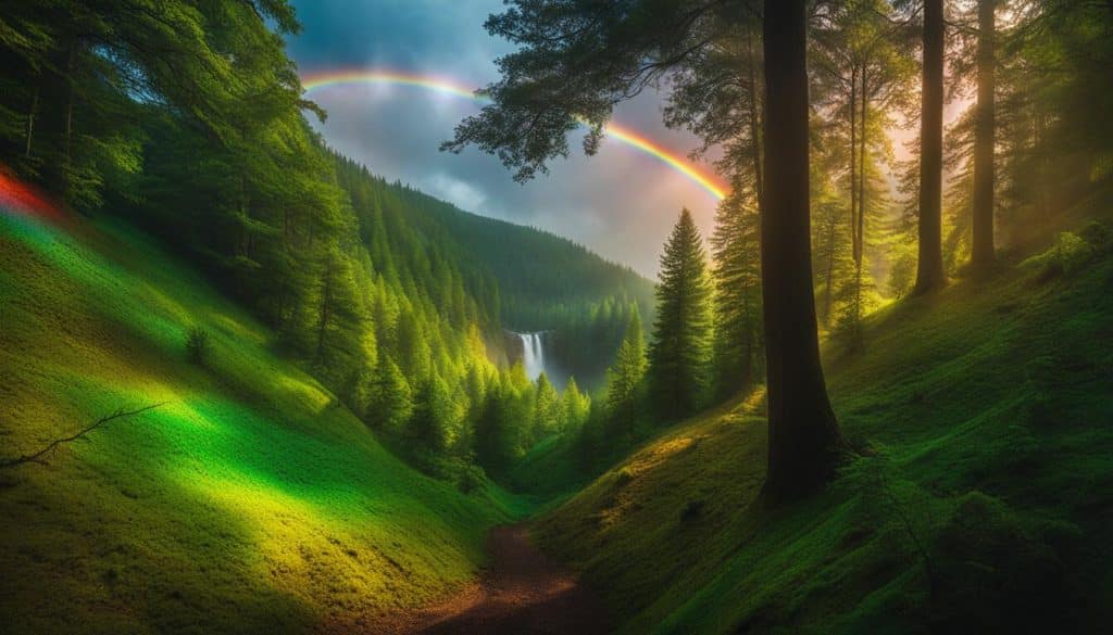 Bedeutung des Regenbogens in der Natur